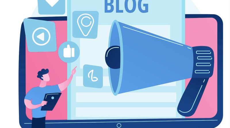 visuel d'un blogueur