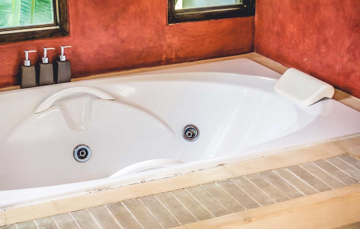 bain balnéo à remous